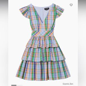 Kate Spade Sunshine Madras Tiered Dress 00